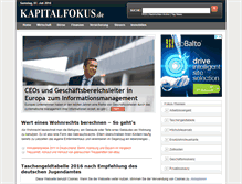 Tablet Screenshot of kapitalfokus.de